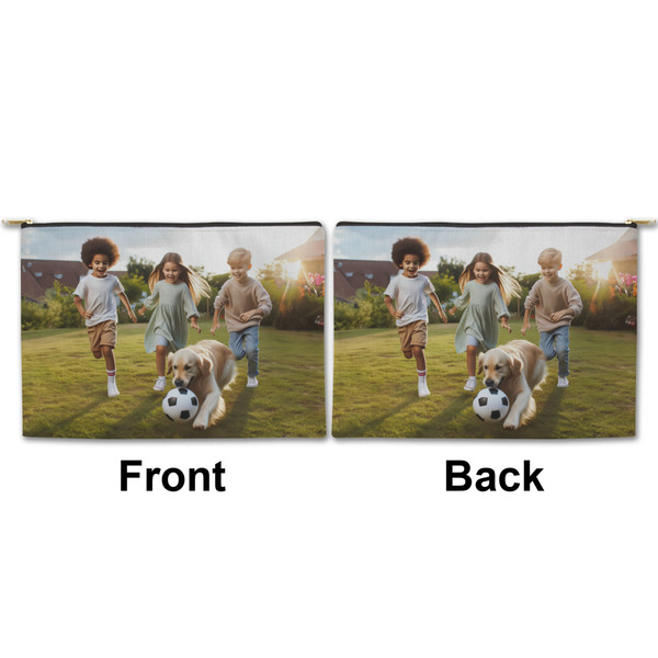 Photo Large Zipper Pouch Approval (Front and Back)