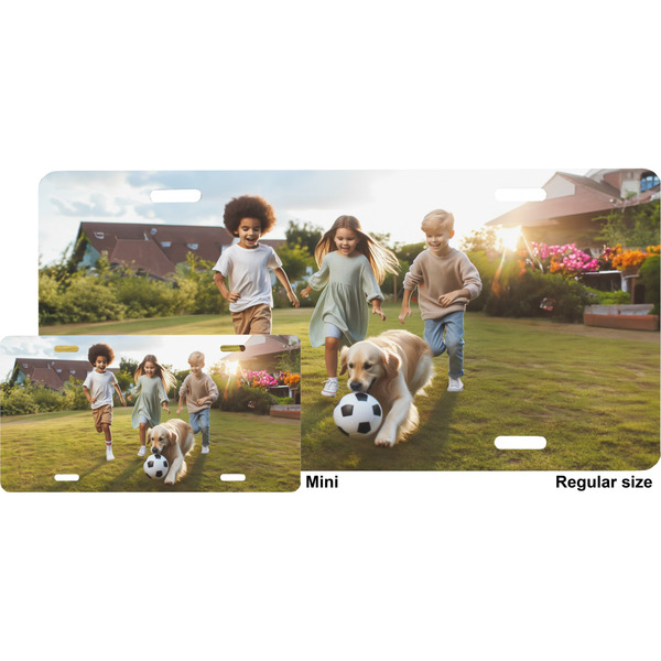 Photo License Plate - Sizes - Four Holes