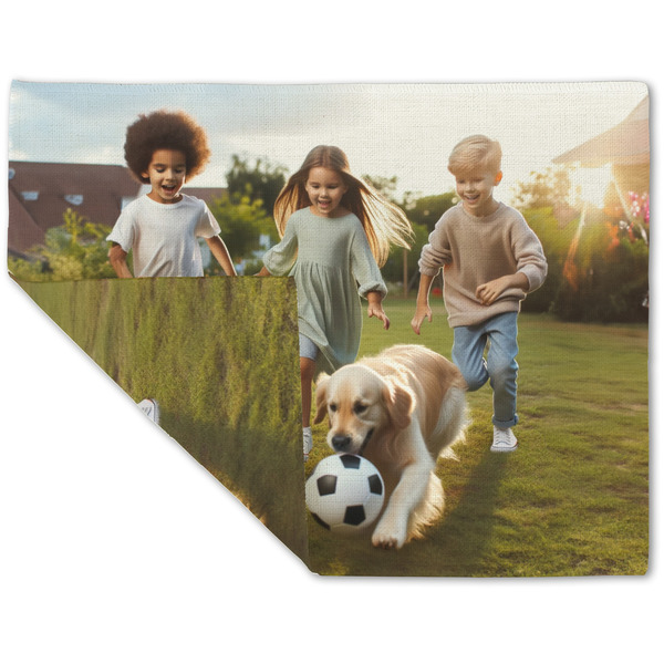 Photo Linen Placemat - Folded Corner (double side)
