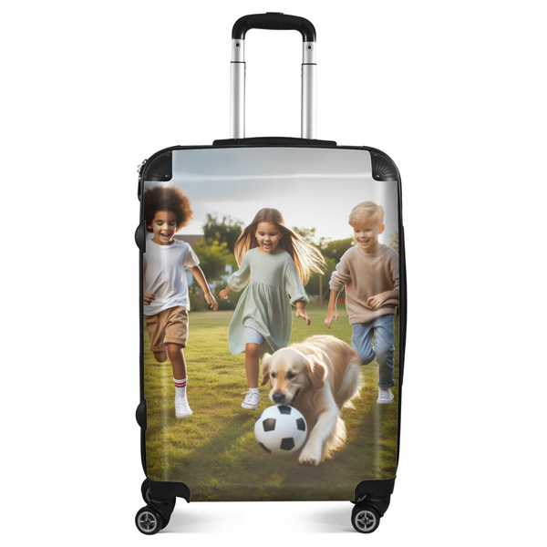 Custom Photo Suitcase - 24" Medium - Checked