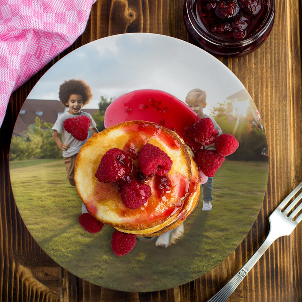 Photo Melamine Plate 8 inches - LIFESTYLE