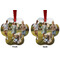 Photo Metal Paw Ornament - Front and Back