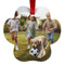 Photo Metal Paw Ornament - Front