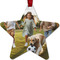 Photo Metal Star Ornament - Front