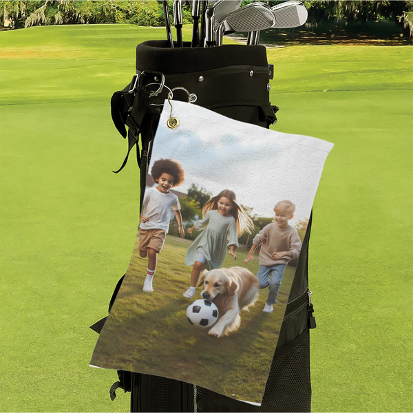 Photo Microfiber Golf Towels - Small - LIFESTYLE