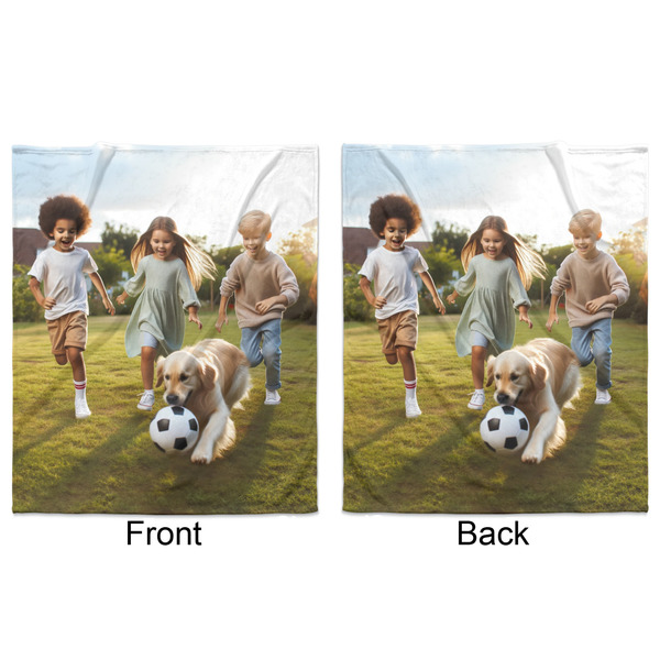 Photo Minky Blanket - 50"x60" - Double Sided - Front & Back