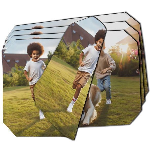 Custom Photo Dining Table Mats - Octagon - Set of 4 - Double-Sided