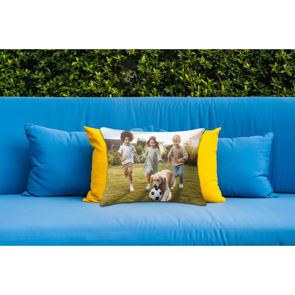 Photo Outdoor Throw Pillow  - LIFESTYLE (Rectangular - 20x14)