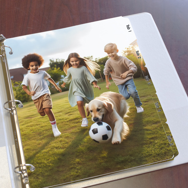 Photo Page Dividers - Set of 5 - In Context