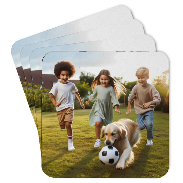 Custom Photo Square Paper Coasters