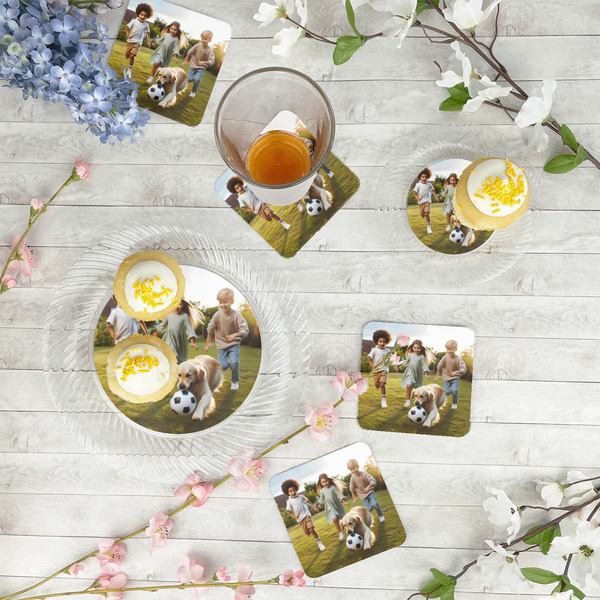 Photo Paper Coasters - In Context