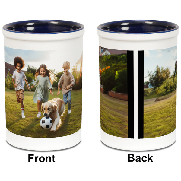 Photo Pencil Holder - Blue - approval