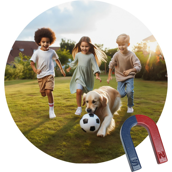 Custom Photo Round Fridge Magnet