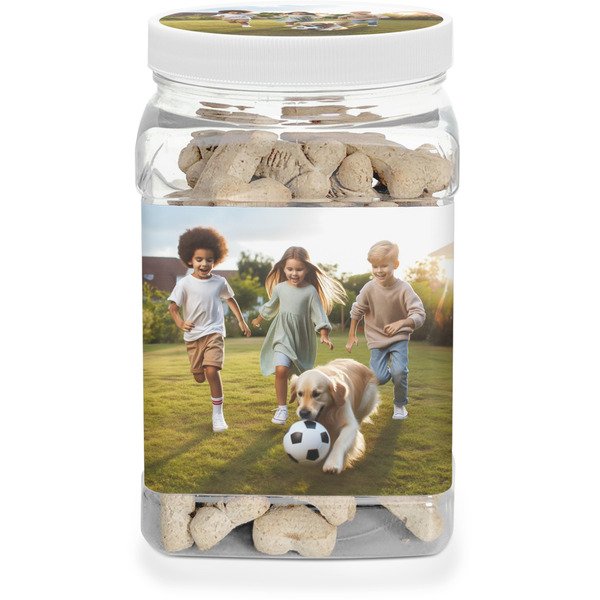 Custom Photo Dog Treat Jar