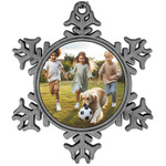 Photo Vintage Snowflake Ornament