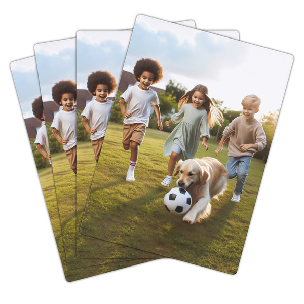 Photo Playing Cards - Hand Back View