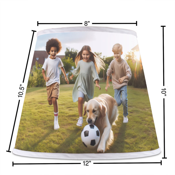 Photo Poly Film Empire Lampshade - Dimensions