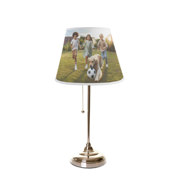 Photo Poly Film Empire Lampshade - On Stand