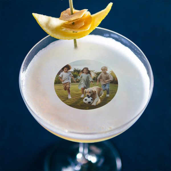 Photo Printed Drink Topper - Small - In Context