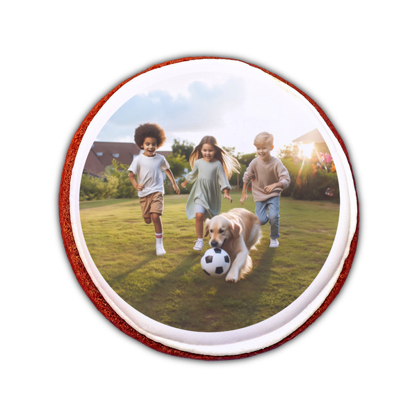 Photo Printed Icing Circle - Small - On Cookie