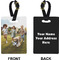 Photo Rectangle Luggage Tag (Front + Back)