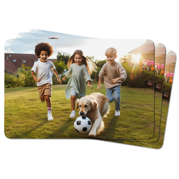 Photo Rectangular Fridge Magnet - THREE