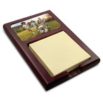 Photo Red Mahogany Sticky Note Holder