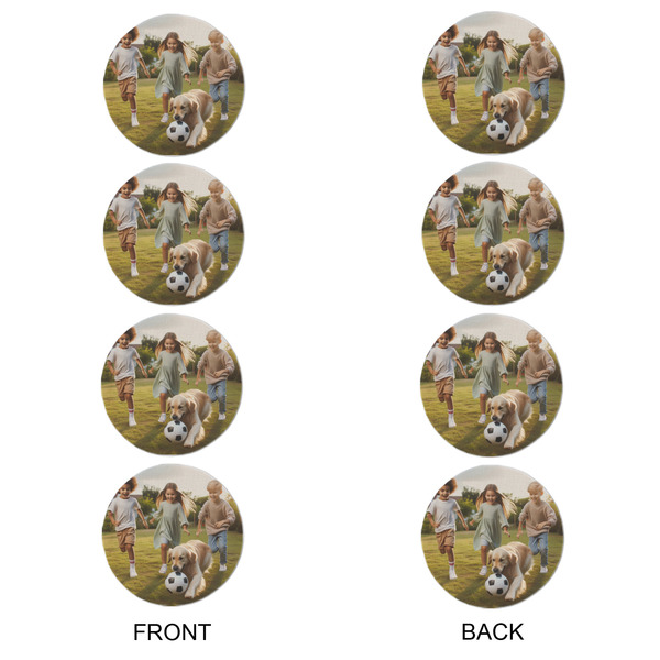 Photo Round Linen Placemats - APPROVAL Set of 4 (double sided)