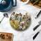 Photo Round Stone Trivet - In Context View