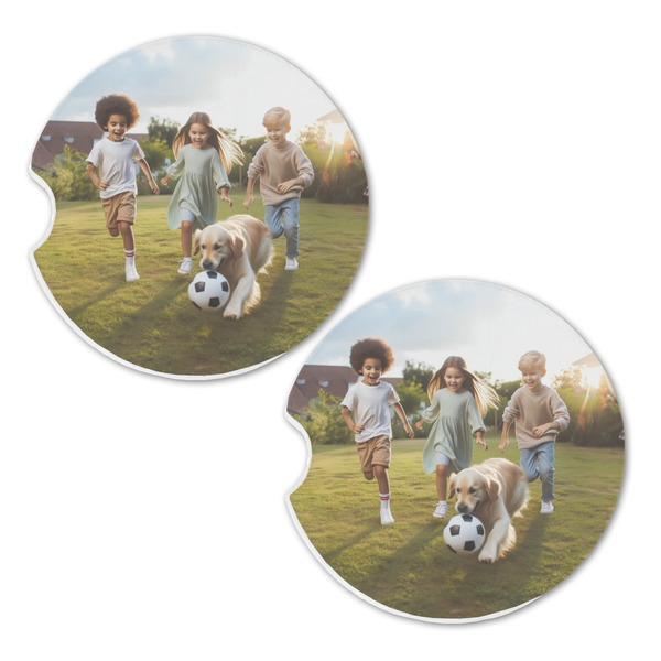 Photo Sandstone Car Coasters - Set of 2