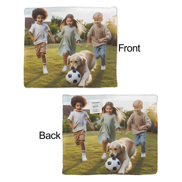 Photo Security Blanket - Front & Back View