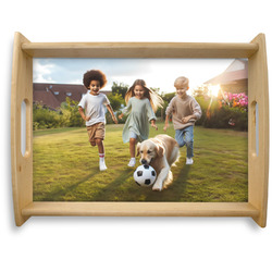 Photo Natural Wooden Tray - Large