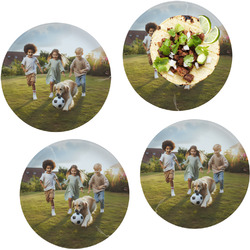 Photo Glass Lunch / Dinner Plates 10" - Set of 4