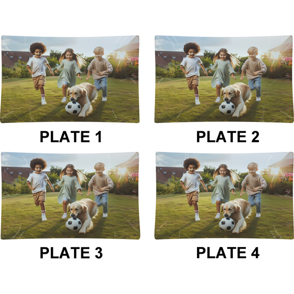 Photo Set of Rectangular Dinner Plates (Approval)