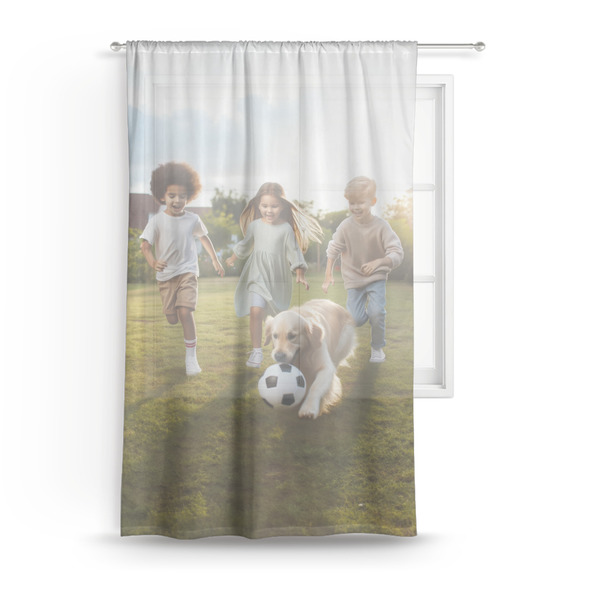 Custom Photo Sheer Curtain - 50" x 84"