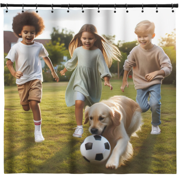 Custom Photo Shower Curtain - Custom Size