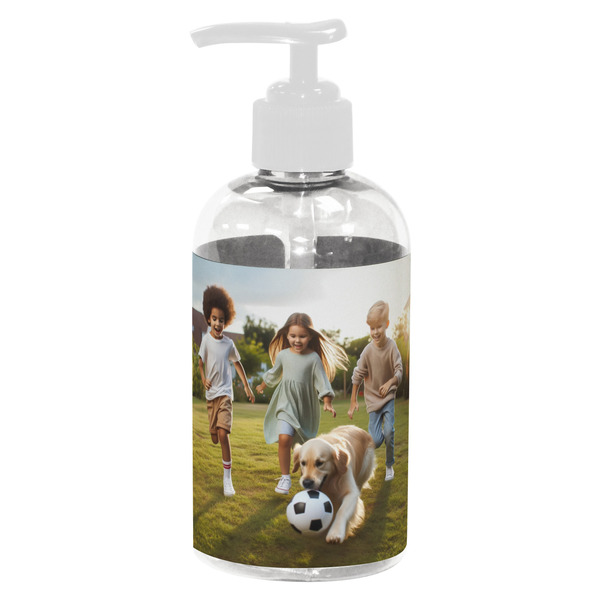 Custom Photo Plastic Soap / Lotion Dispenser - 8 oz - Small - White