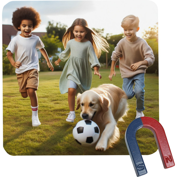 Custom Photo Square Fridge Magnet