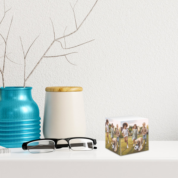 Photo Sticky Note Cube - LIFESTYLE
