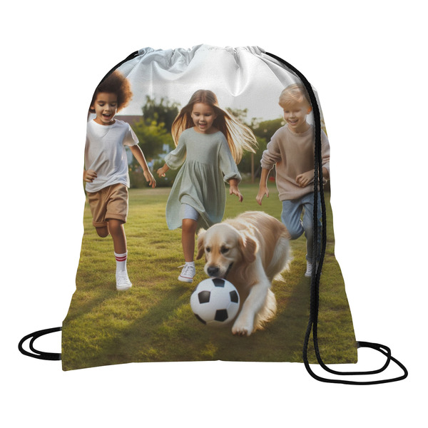 Custom Photo Drawstring Backpack