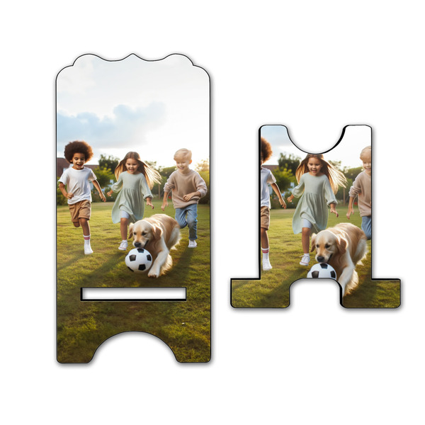 Photo Stylized Phone Stand - Front & Back - Large