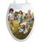 Photo Toilet Seat Decal - Elongated - Front