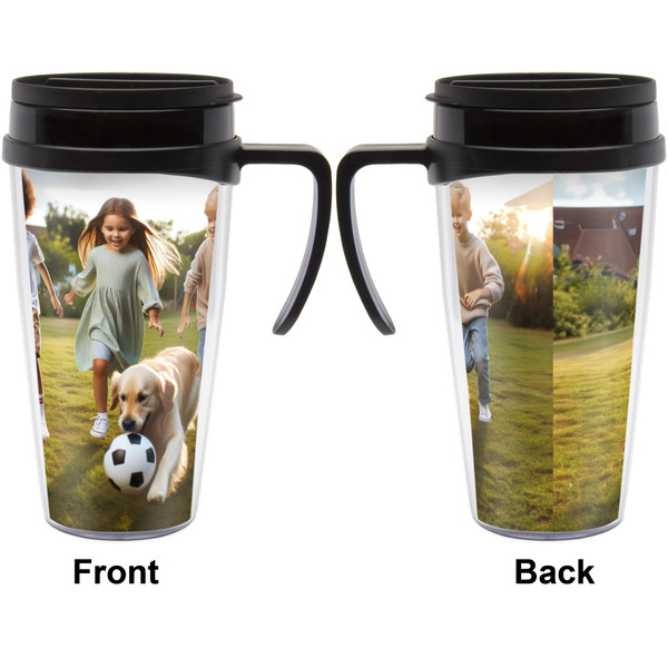 Photo Travel Mug with Black Handle - Approval