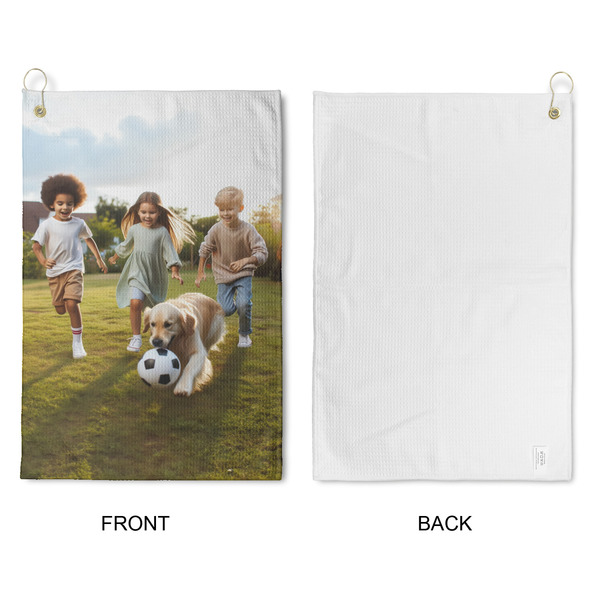 Photo Waffle Weave Golf Towel - Approval