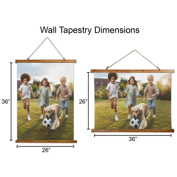 Photo Wall Hanging Tapestries - Parent/Sizing