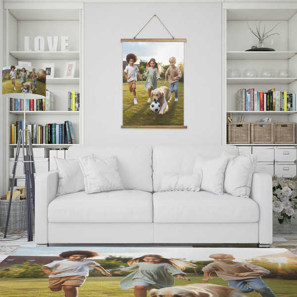 Photo Wall Hanging Tapestry - Portrait - In Context