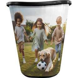 Photo Waste Basket - Double-Sided - Black