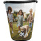 Photo Waste Basket - Single-Sided - Black