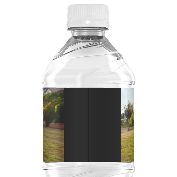 Photo Water Bottle Label - Back View