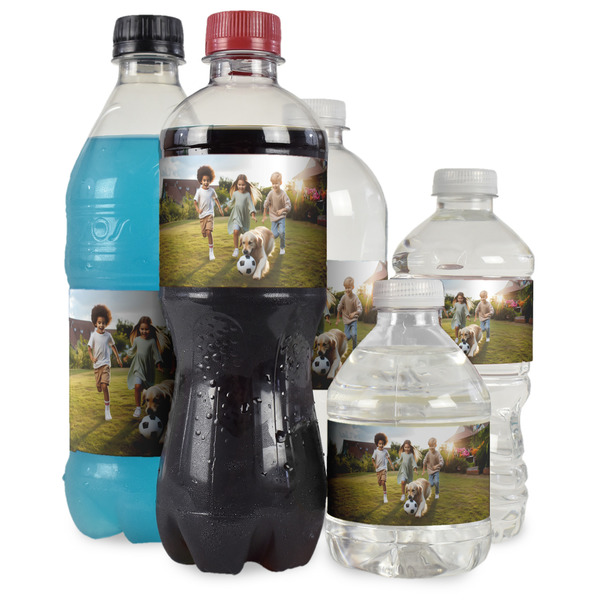 Photo Water Bottle Label - Multiple Bottle Sizes